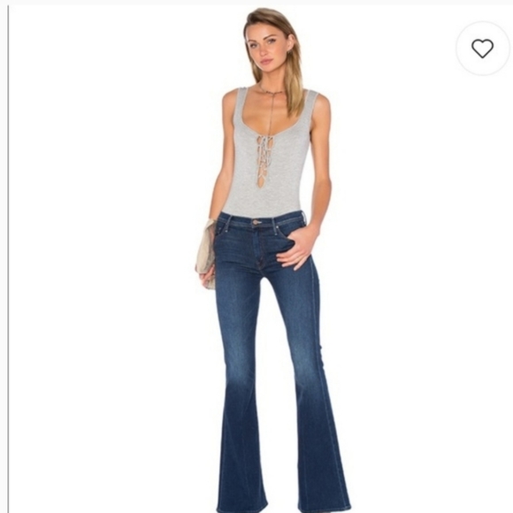 MOTHER Denim - MOTHER The Super Cruiser Flare Jeans in Blue Moon